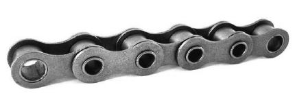 Hohlbolzenkette t= 12,7 mm lichte Weite 3,3 mm Rollen-Drm. 7,75 mm Hohlbolzen-Drm. 4,2