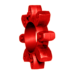 Rotes Zwischenglied 28/38 98 Shore A für Kupplung 28/38 Kupplungsstern