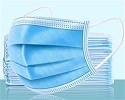 Mundschutzmaske/Atemschutzmaske/Gesichtsschutz 3-lagig mit Gummiband 50Stück/KT (kein loser Verkauf)