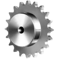 Kettenrad 12B-1, Z=21, vorgeb. ROSTFREI