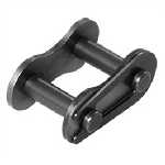 Verschlußglied / connecting link für Langglied-Rollenkette 210 B-1 DIN 8181 mit Feder / with spring clip montiert / assembled