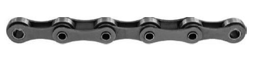 Hohlbolzenkette t= 50,8 mm lichte Weite 10,5 mm, Rollen-í 30 mm (gehärtete Laufrollen) Hohlbolzen-í 8,1 mm Bruchlast min. 50.000 N