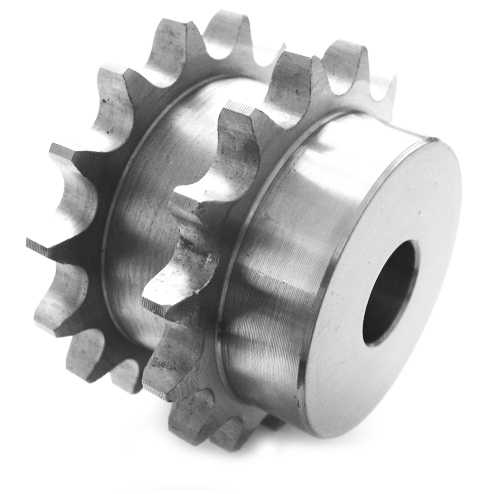 Doppelkettenrad 12B-1, Z=13/13 für zwei nebeneinander laufende Ketten ZB= 38 mm