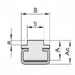 Kettenführungsprofil 12B-1 T-Profil für C-Profil in 2-m-Stücken ''C-Profil bitte separat bestellen''